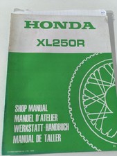 MANUEL D ATELIER HONDA XL250R.