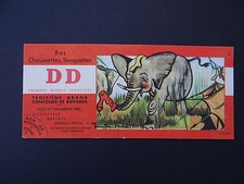 BUVARD DD BAS CHAUSSETTE BAS SOCQUETTE ELEPHANT BICYCLETTE MONTRE APPAREIL PHOTO