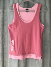 Bench Leisure 2 Vests set Pink Jersey Cotton Size M New
