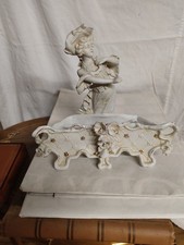 Ancien Biscuit Femme Galante