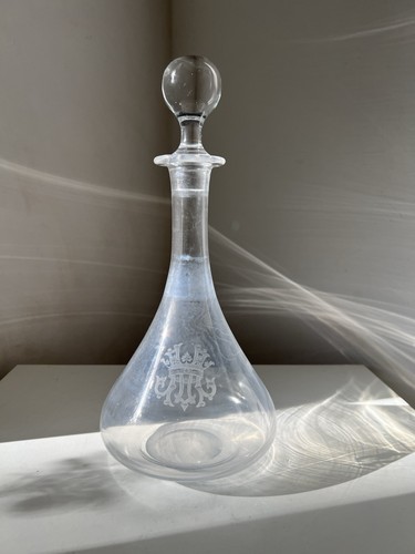 Carafe cristal décor - en,