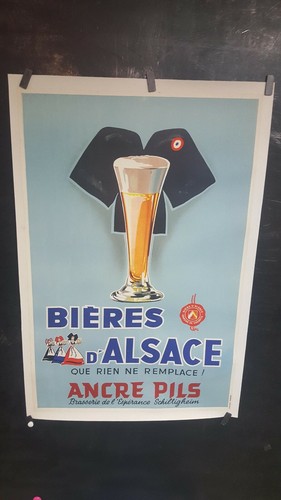 Affiche bieres alsace - affiche, d'alsace