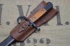 Grenouille baïonnette ARISAKA armée japonaise 100 % cuir de vache - repro...