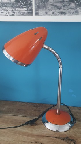 Lampe chevet bureau orange - chevet,