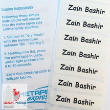 100 bandes de noms imprimées