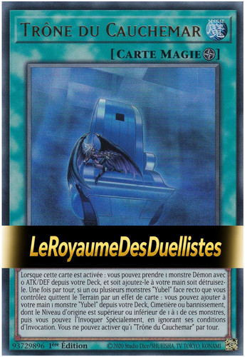 Trône du cauchemar - trône,