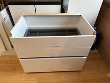 meubles bas cuisine blanc/bois