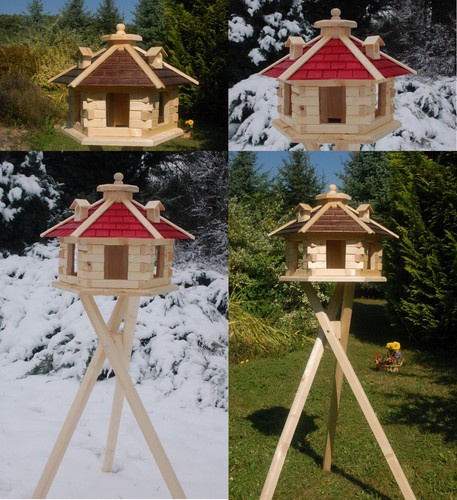 Nichoir mangeoire bois est - nichoir, bois,