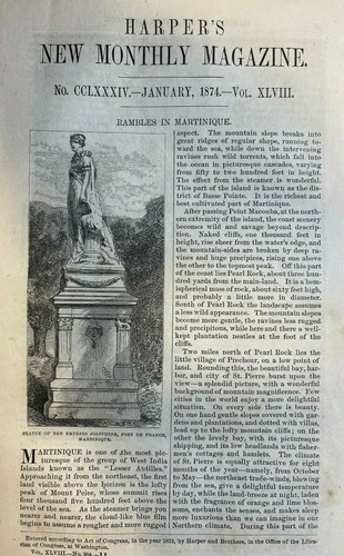 1874 martinique west indies - martinique,