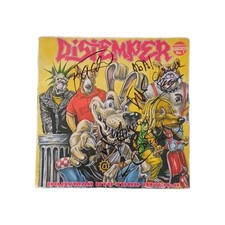 RARE LP/DISTEMPER/PRESSAGE ORIGINAL ALLEMAND 2006 SIGNÉ PAR LE GROUPE-VG++/EX