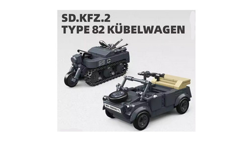 Maquette kfz briques - sd.kfz.2,, de