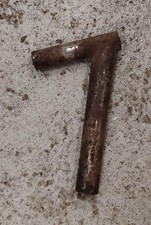 * tube de selle  L18cm  vélo années 1900 1920  collection  eroica moto ancetre