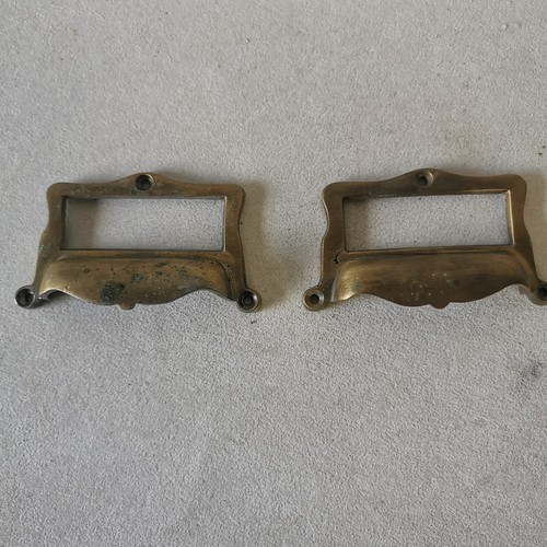Antique bronze label - antique,