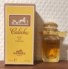 Carèche d'Hermès Perfume Silk 7.5ml. Silk headband. Box. Full. Mint Condition