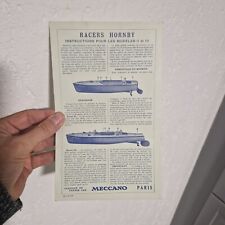 MECCANO/HORNBY 1933   FEUILLET