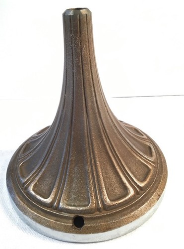 Ancien pied lampe fonte - ancien, lampe,