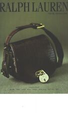 ADVERTISING 2011 RALPH LAUREN leather goods bag 220912