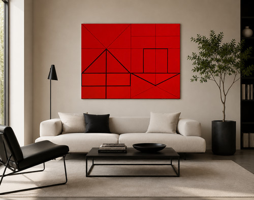 Tableau moderne abstrait