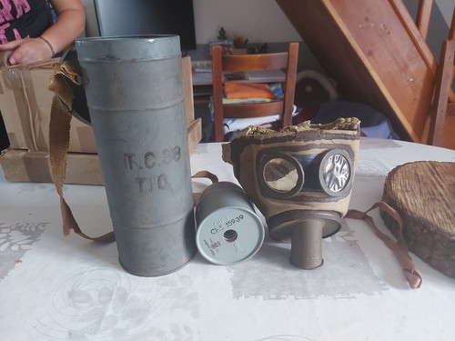 Masque gaz français ww2 - masque,