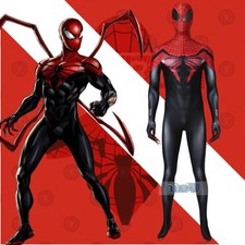 Costume de Cosplay Spider-Man supérieur, tenue d'halloween, corps Zentai...
