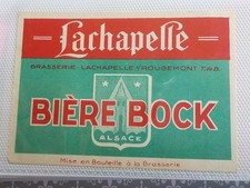 ETIQUETTE    BIERE  BOCK