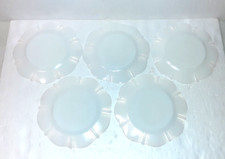 5 ASSIETTES ANCIENNES EN VERRE