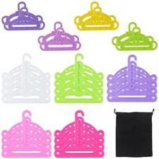 28 pieces doll hangers 13cm 10cm mini hanger for doll clothes door...