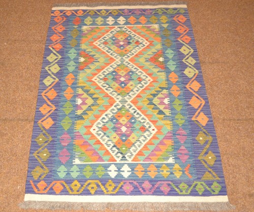 Tapis kilim oriental tissé - kilim, À