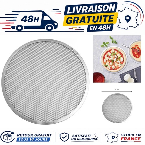 Plaque pizza perforée - pizza,