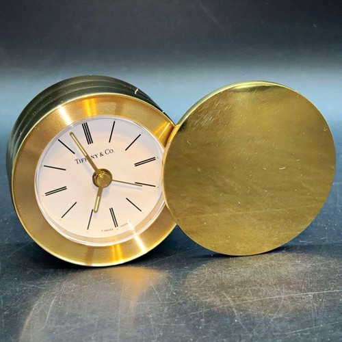 Tiffany round desk clock - co.,