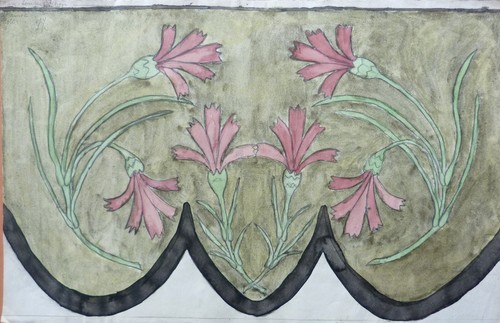 Maquette pour frise - pour,