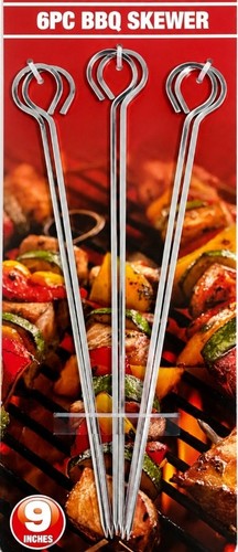 Brochettes bbq acier - brochettes,