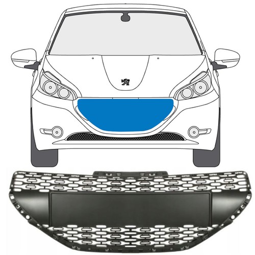 Grille calandre pour - grille,