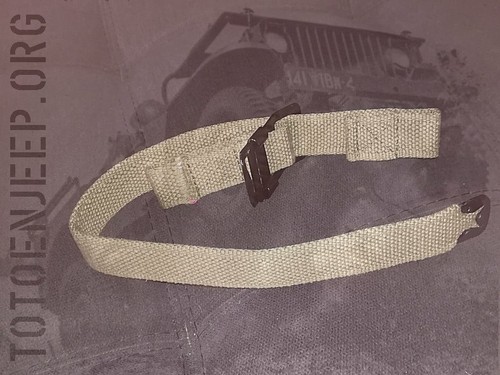 Sangle pelle us ww2 - .,