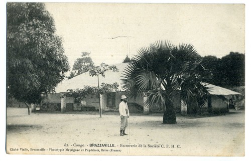 Carte postale congo - carte,