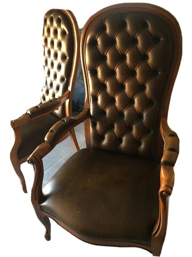 Fauteuils voltaire cuir - voltaire,