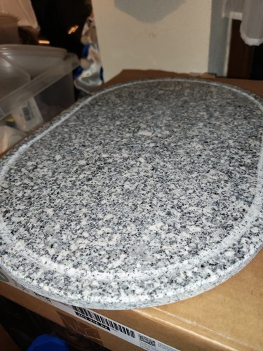 Plaque ovale granit ou - ovale,