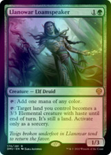 mtg magic Llanowar Loamspeaker FOIL ENGLISH dominaria