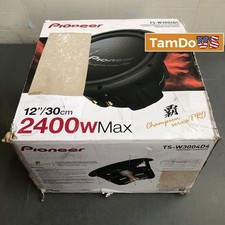 Pioneer TS-W3004D4 12" Subwoofer, 2400W Max, Dual 4-Ohm, Champion Series PRO