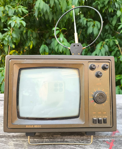 Vintage mini téléviseur - vintage, mini-téléviseur