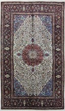 Indo Tapis Noué À La Main Agra Ancien Tapis Oriental 260 X 150 Cm