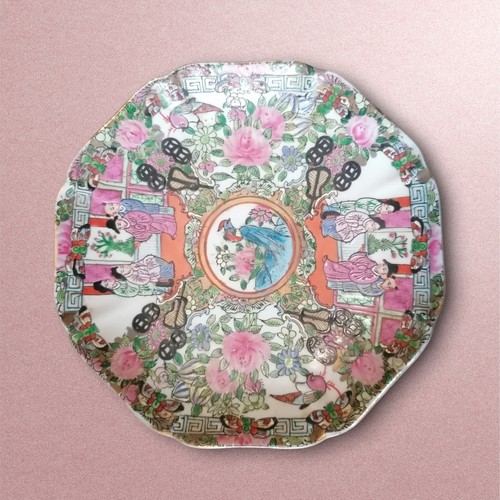 Assiette porcelaine chinoise