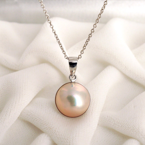 Pendentif perle mabe haut - perle,