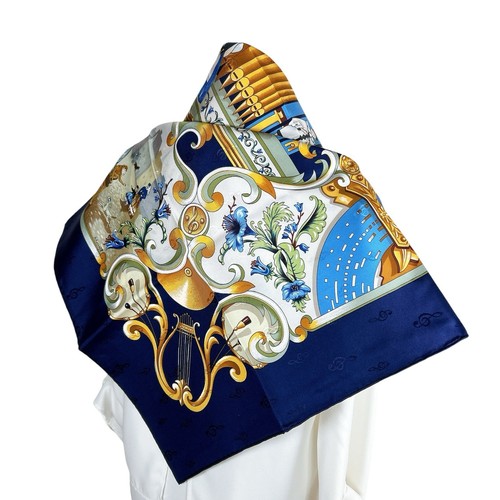 Foulard vintage soie hermes - en,
