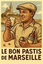 AFFICHE    POSTER Pastis