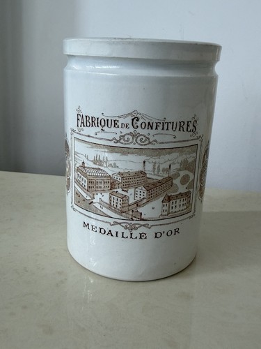 Ancien pot confiture - ancien, à