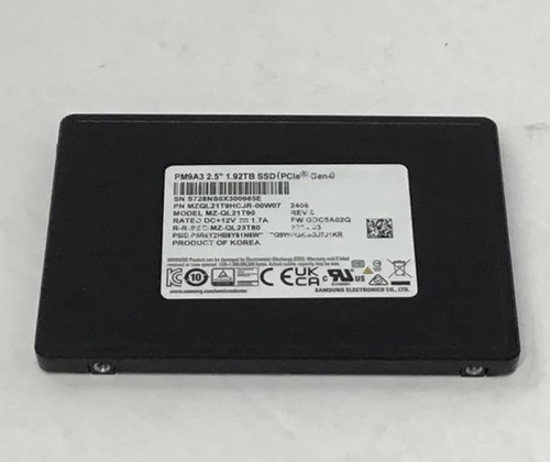 Disk ssd serveur pm9a3 92tb - serveur,