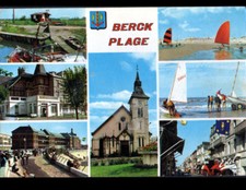 BERCK-BEACH (62) SAILING CHAR, REGATTA, MONUMENTS & ANIMATED CITY 1973