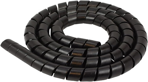 Gaine spiralée noire - gaine,