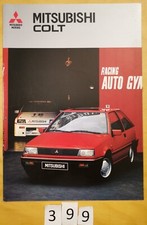 MITSUBISHI COLT 1500 GT 3 & 5 PORTES, 1600 GTI TURBO Prospectus F 16 pages 1986